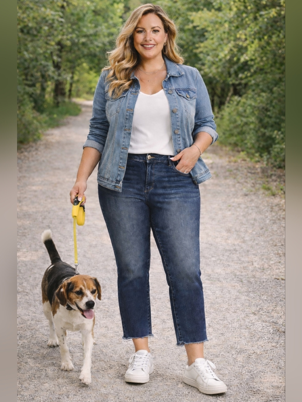 Curvy High Rise Crop Jeans 16W | Waist Gap Fix Denim Chic Night Out Style - Picture 5 of 12